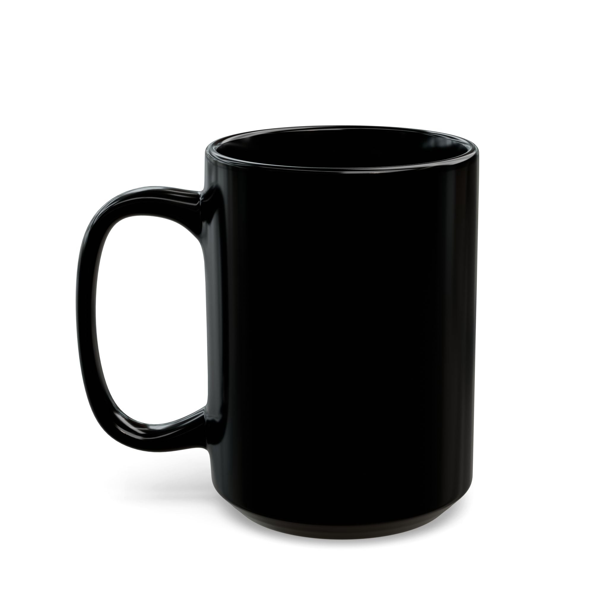 Juneteenth Afro Rainbow Face Mug | Black Ceramic Coffee Cup