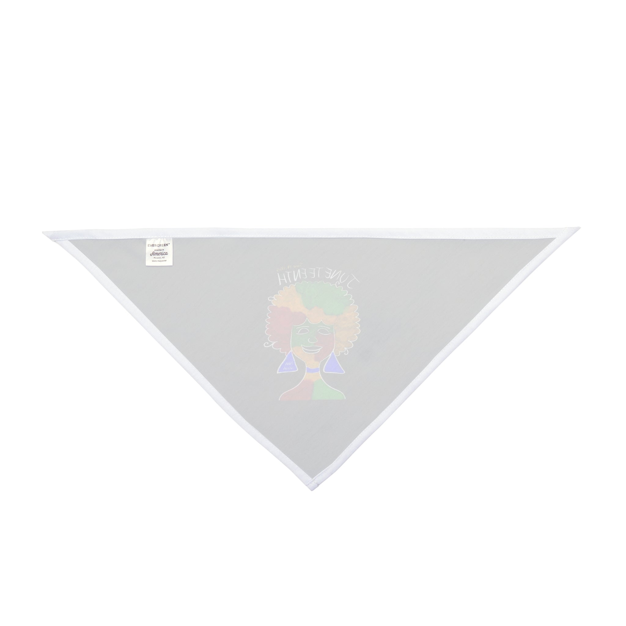Juneteenth Afro Pride Pet Bandana - Black Decorative Dog & Cat Scarf