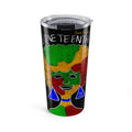 Juneteenth Afro Pride 20oz Tumbler — Colorful Black History Travel Mug